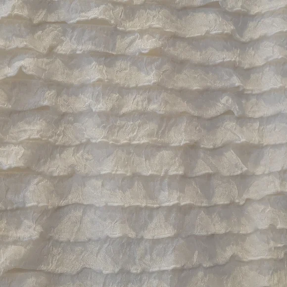 White Ruffle Dress - Picture 3 of 8